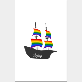 The Rainbow Ally Ship Posters and Art